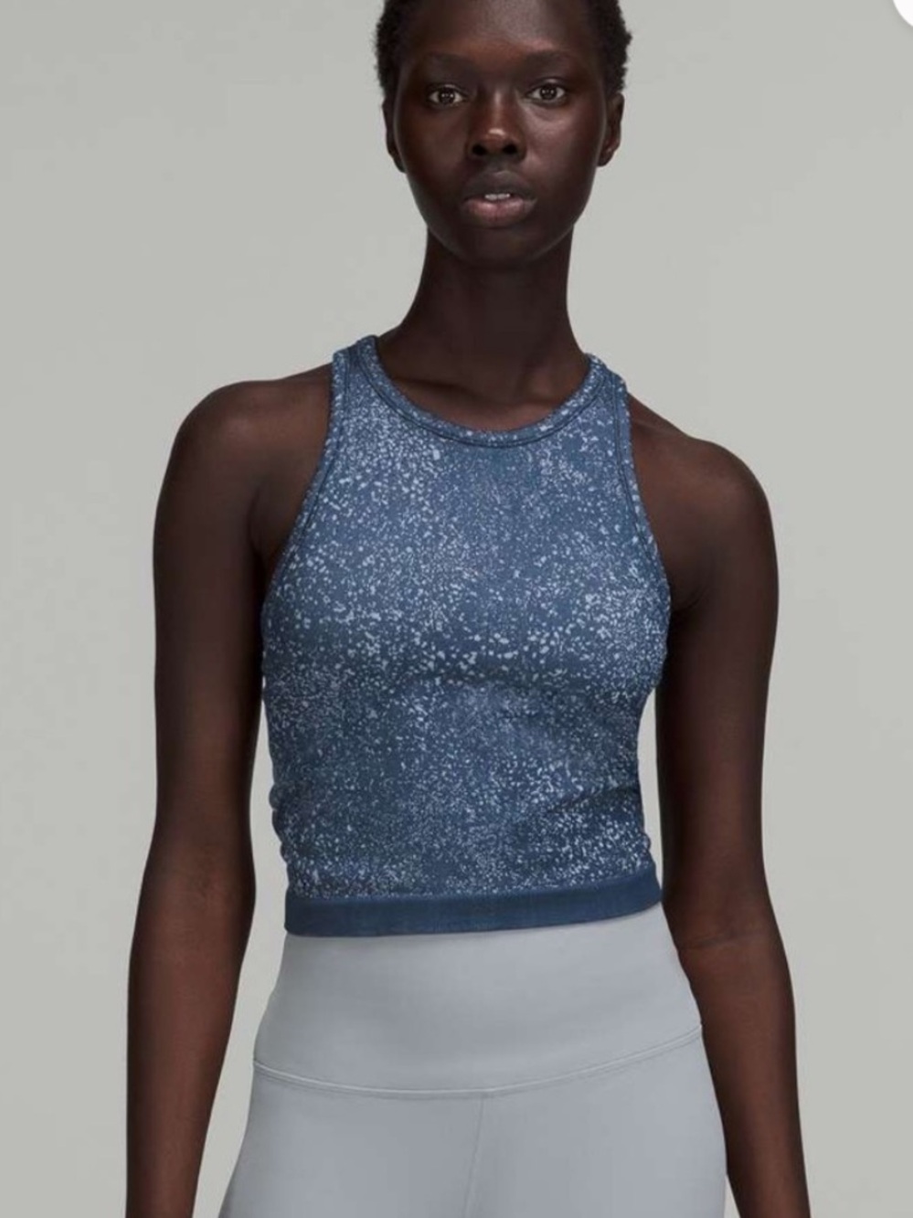 lululemon Ebb to Street High Neck Crop Tank